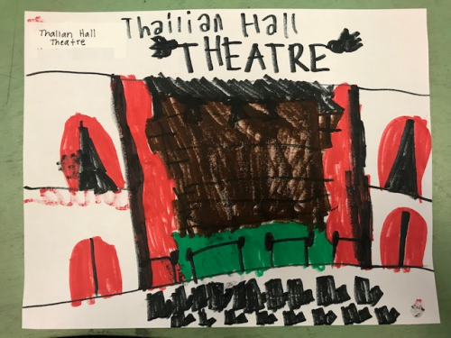 Student Drawing: Thalian Hall